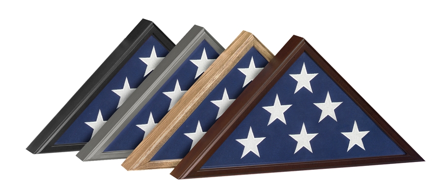 Premium Burial Flag Case (Blank) <br><small>Without Personalization </br></small>