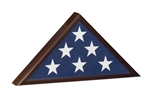 Standard Burial Flag Case (Blank) <br><small>Without Personalization </br></small>