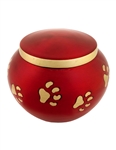 Crimson Red Paw Print - PS