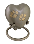 Silver Double Paw Print - HS