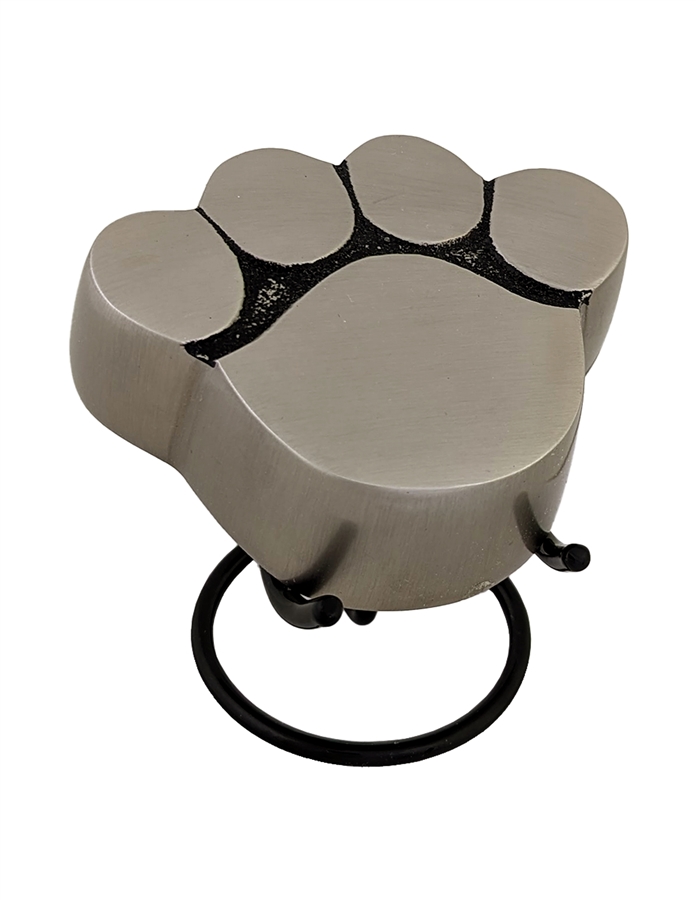 Grey & Black Paw Shape - KS