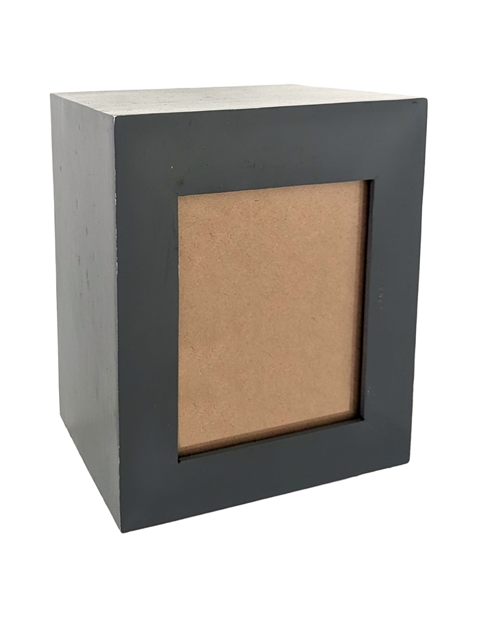 Dark Grey Wood Photo Frame - SS - Factory Blem